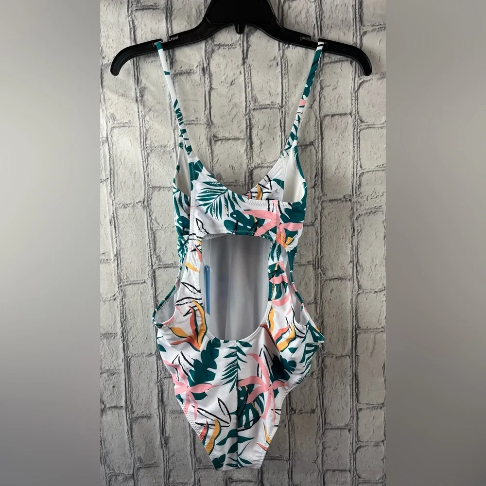 Live Life on the Beach Size:L Women Swim Suit Multi Color - Picture 2 of 8